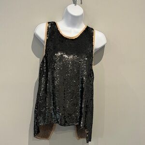 Parker sequinned top